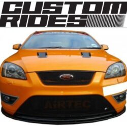 ZUNSPORT FORD FOCUS MK2 ST PRE-FACELIFT 05MY - FRONT FULL GRILLE SET UPPER & LOWER BLACK FINISH - ZFR35805B