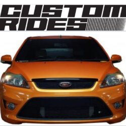 ZUNSPORT FORD FOCUS MK2 ST FACELIFT 08MY - FRONT FULL GRILLE SET UPPER & LOWER BLACK FINISH - ZFR35208B