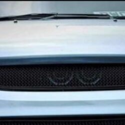 ZUNSPORT FORD FOCUS MK2 ST FACELIFT MY08 NO CUT-OUT - UPPER GRILLE (Badgeless) BLACK FINISH - ZFR64708B