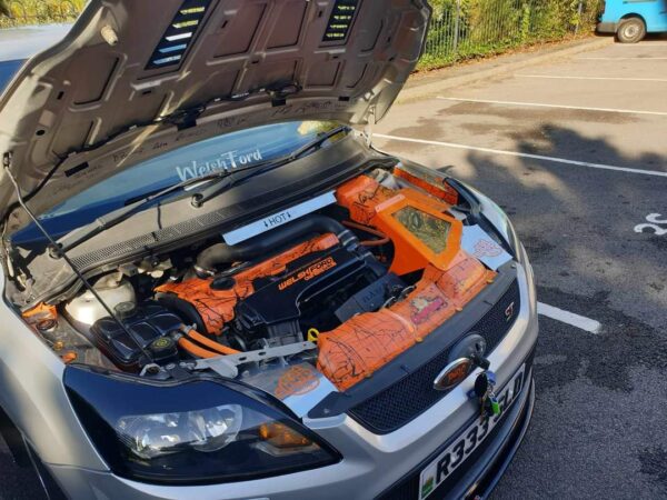 FOCUS MK2 PRE-FACELIFT & FACELIFT Aluminium cold air shroud with perspex window to suit RS slam panel - Image 11