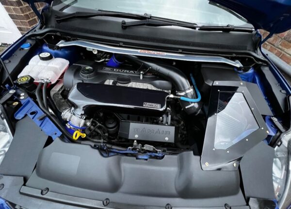 FOCUS MK2 PRE-FACELIFT & FACELIFT Aluminium cold air shroud with perspex window to suit RS slam panel