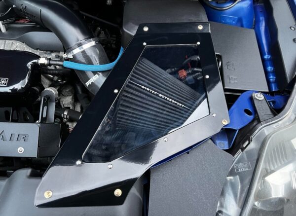 FOCUS MK2 PRE-FACELIFT & FACELIFT Aluminium cold air shroud with perspex window to suit RS slam panel - Image 5