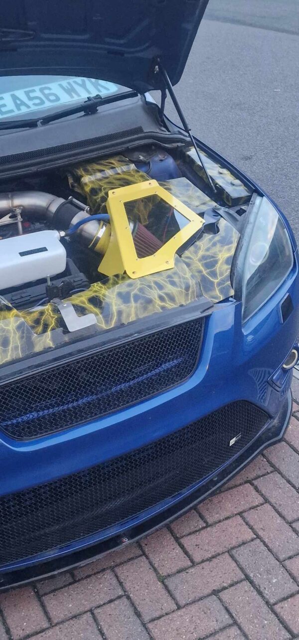 FOCUS MK2 PRE-FACELIFT & FACELIFT Aluminium cold air shroud with perspex window to suit RS slam panel - Image 23