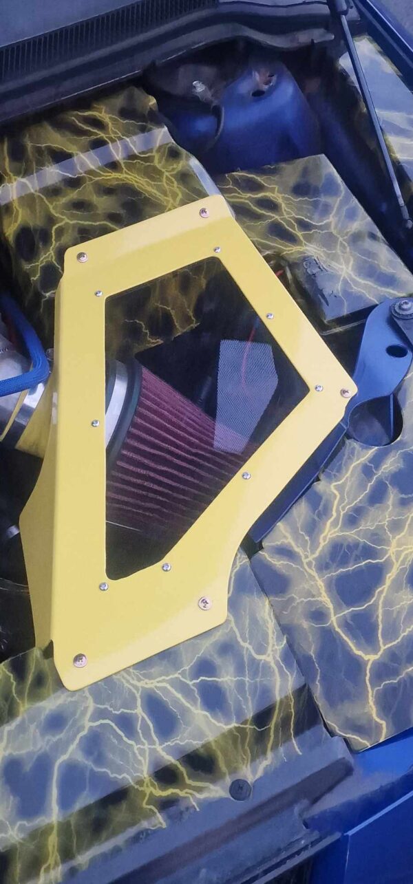 FOCUS MK2 PRE-FACELIFT & FACELIFT Aluminium cold air shroud with perspex window to suit RS slam panel - Image 25