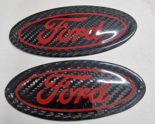 RED5CARBON Focus MK3 & MK3.5 Including ST & RS FRONT & REAR BADGES - REAL CARBON FIBRE - Image 3