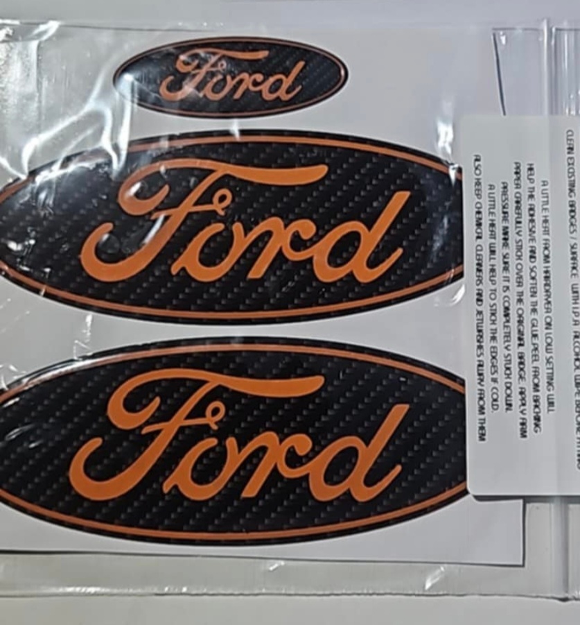 FOCUS MK2 Including ST & RS FRONT, REAR & STEERING WHEEL GEL BADGES SET OF THREE - Image 18