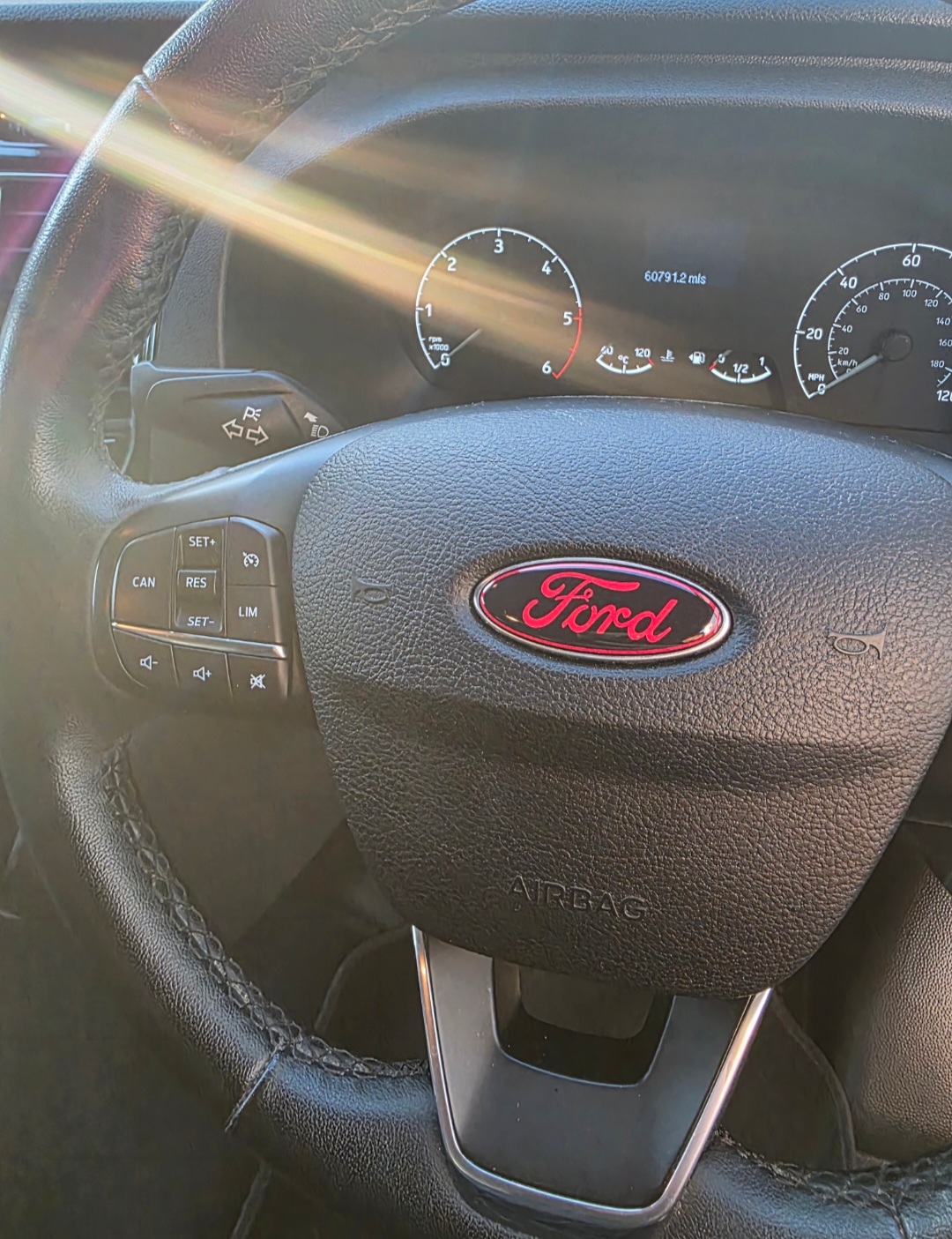 FORD TRANSIT CUSTOM Front, REAR & STEERING WHEEL GEL BADGES SET OF THREE - Image 3