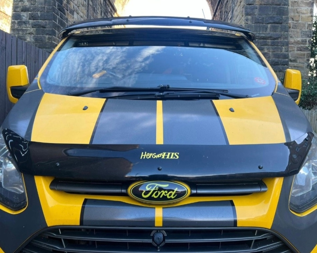 FORD TRANSIT CUSTOM Front, REAR & STEERING WHEEL GEL BADGES SET OF THREE - Image 4