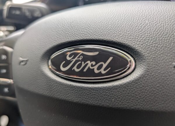 FORD FIESTA MK8 Front, REAR & STEERING WHEEL GEL BADGES SET OF THREE - Image 5