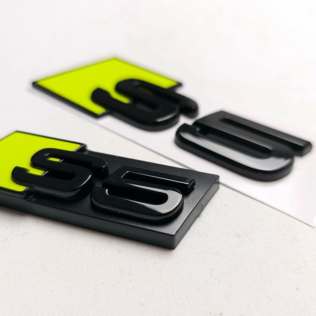 Audi S custom front & rear badges - Image 2